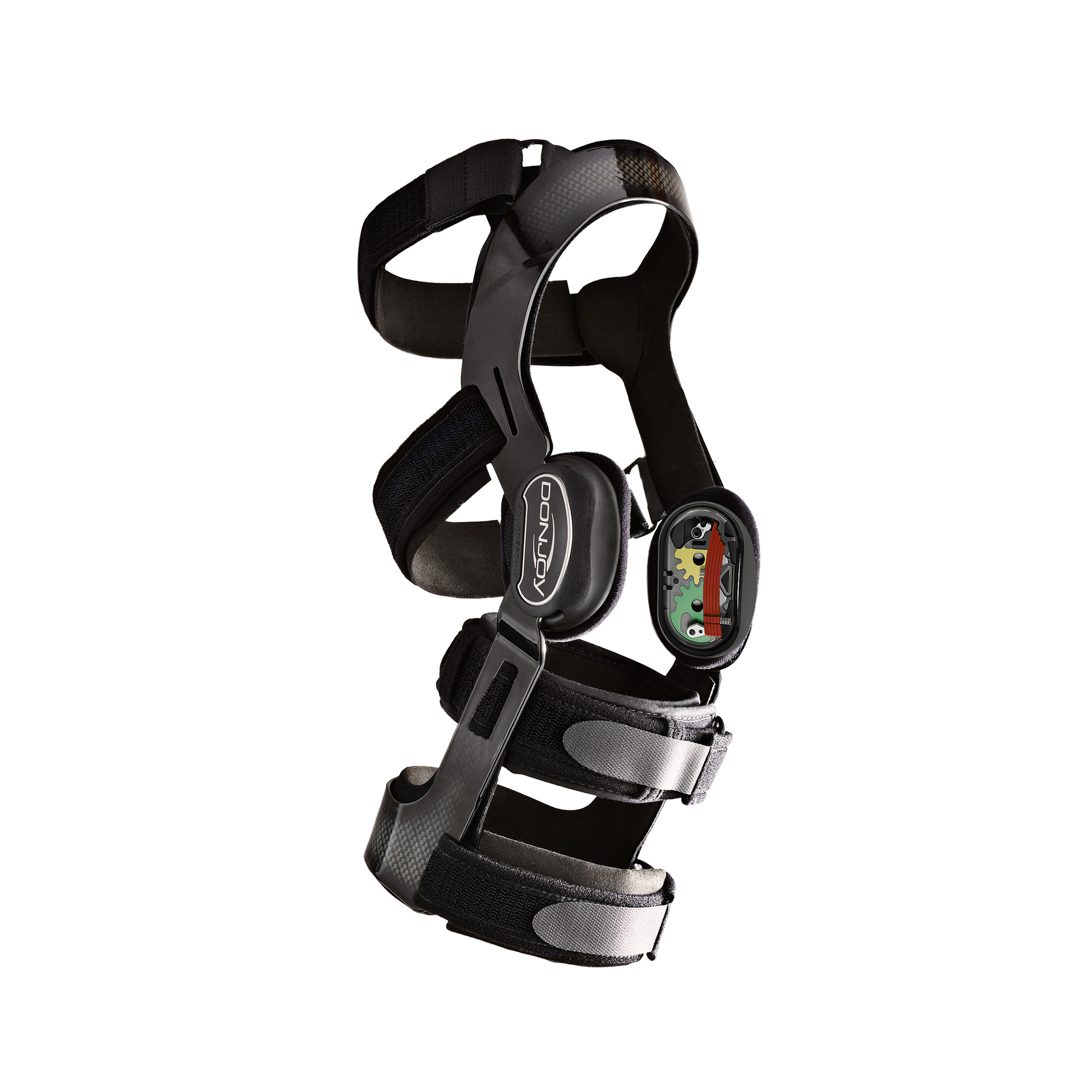 DonJoy FullForce knee brace internal hinge mechanism detail